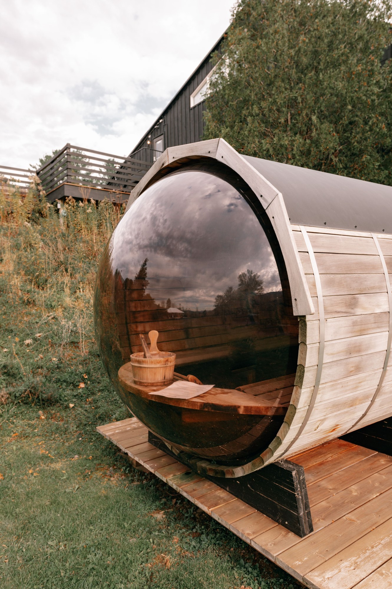 Sauna build detail